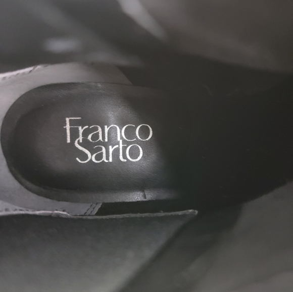 Franco Sarto Dallas Almond Toe Chelsea Heel Boots - Picture 9 of 12